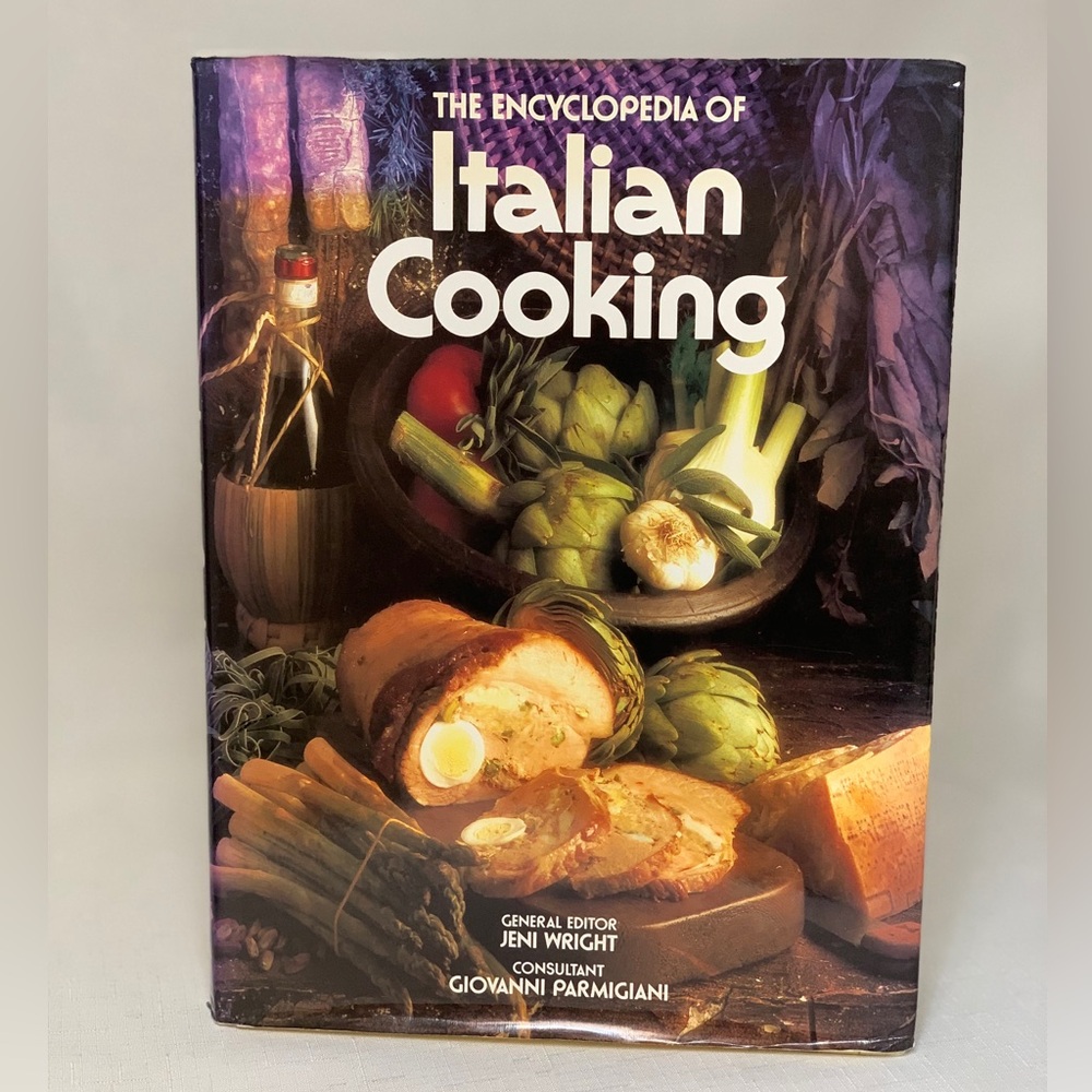 Vintage Encyclopedia Of Italian Cooking Book Hardcover 1986 Pasta Recipe Kitchen